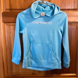 Girls medium Carhartt force teal sweatshirt